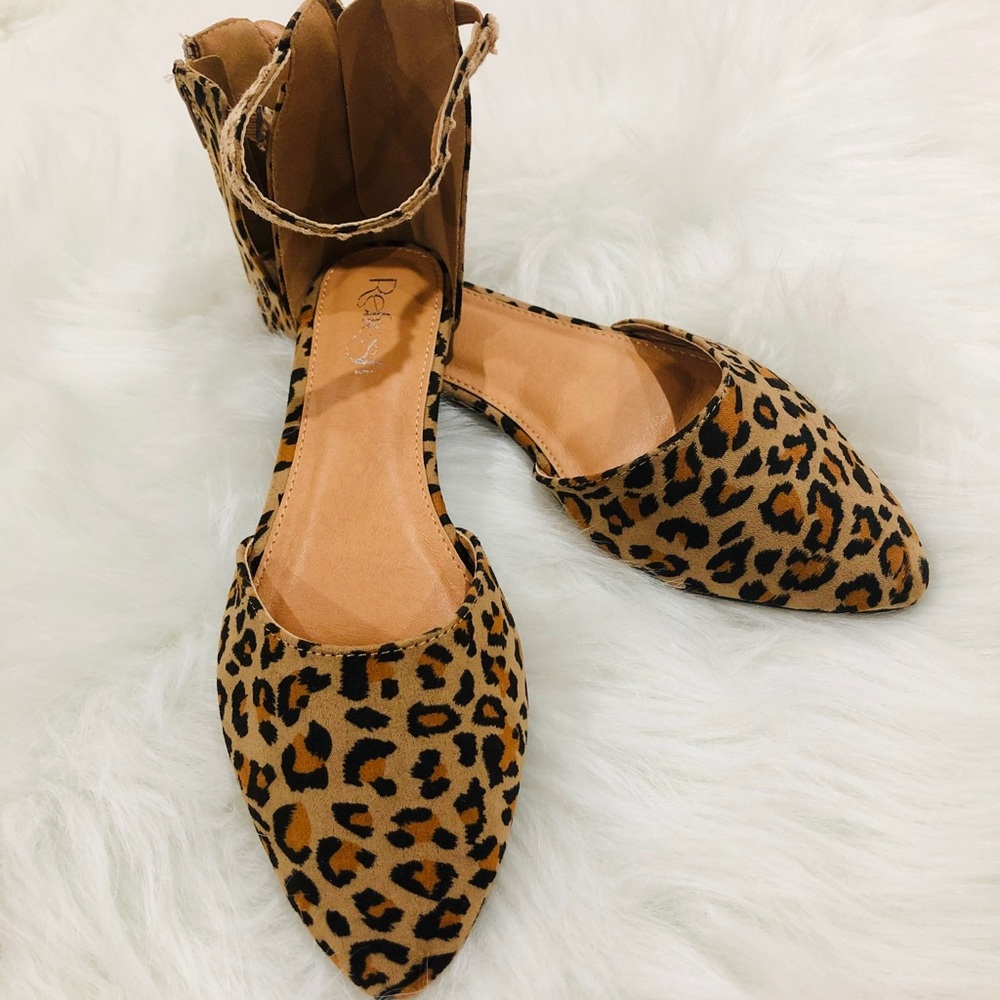 RESTOCK!Animal Tan Leopard print Flat- Shoe - Picture 5 of 5